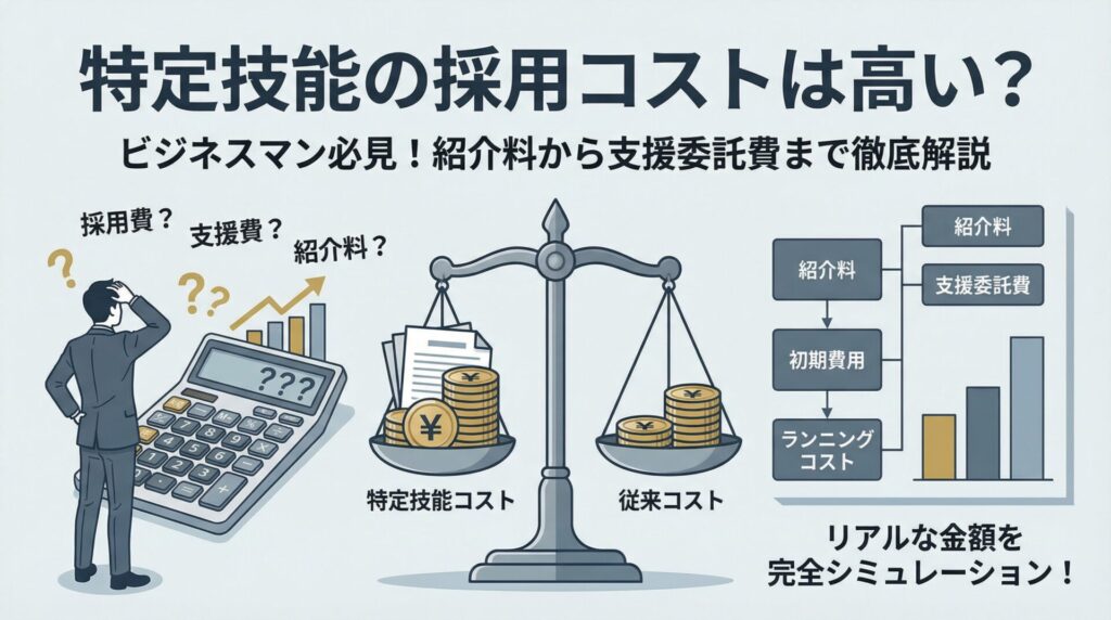 ブログ特定技能の採用コスト