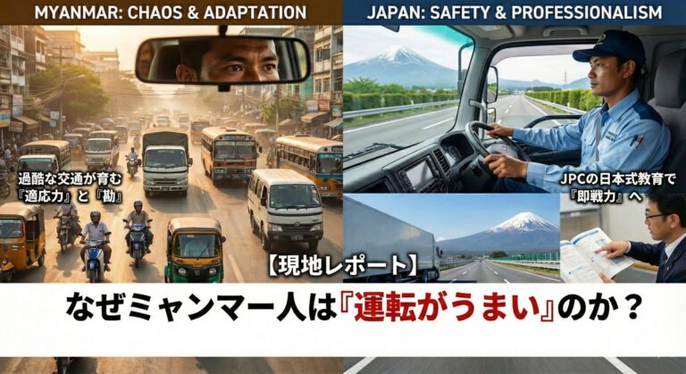ブログミャンマー人は運転が上手いのか？